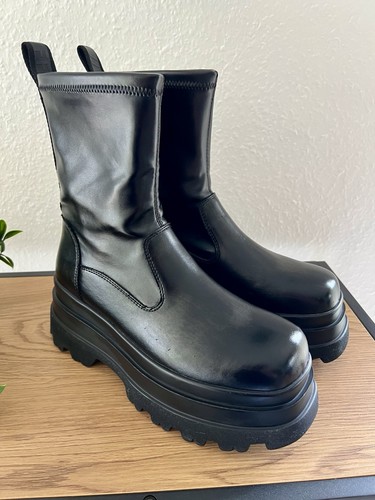 Buffalo vegan plateau boots - buffalo,