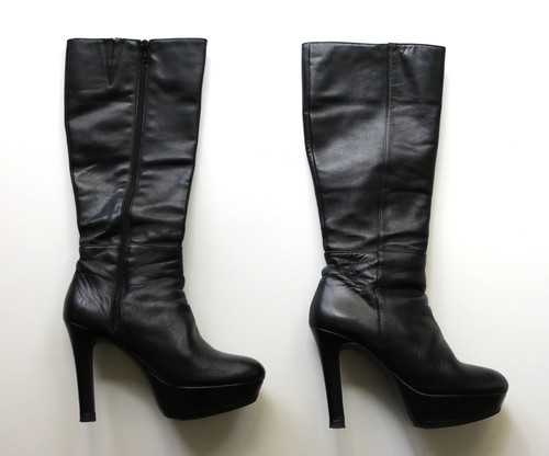 Plateau stiefel echt leder - plateau,