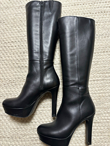Buffalo stiefel leder schwarz - stiefel,