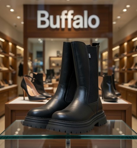 Buffalo plateaustiefel black - buffalo,